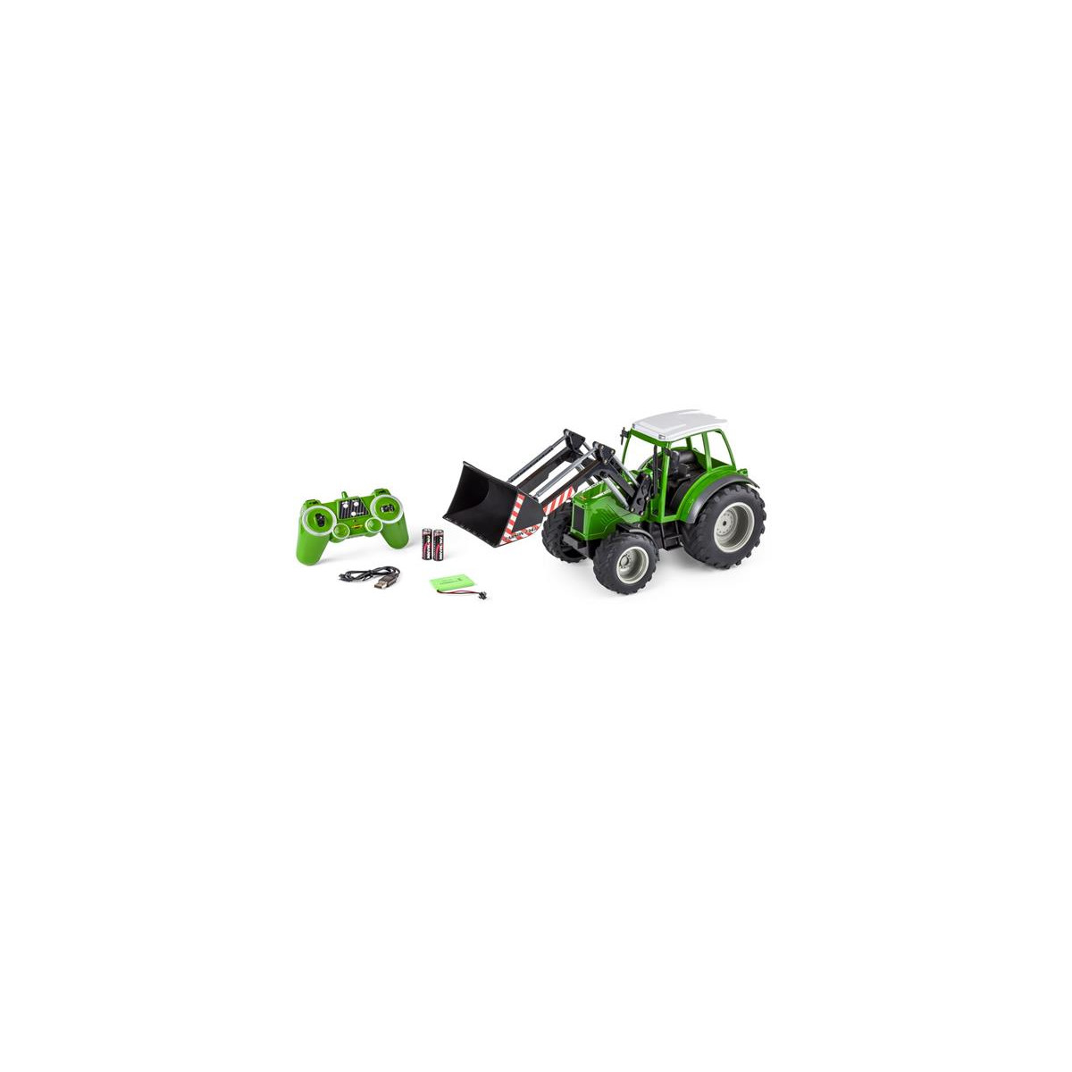 Carson 500907347 1:16 RC Traktor m. Frontlader 2.4G 100% RTR