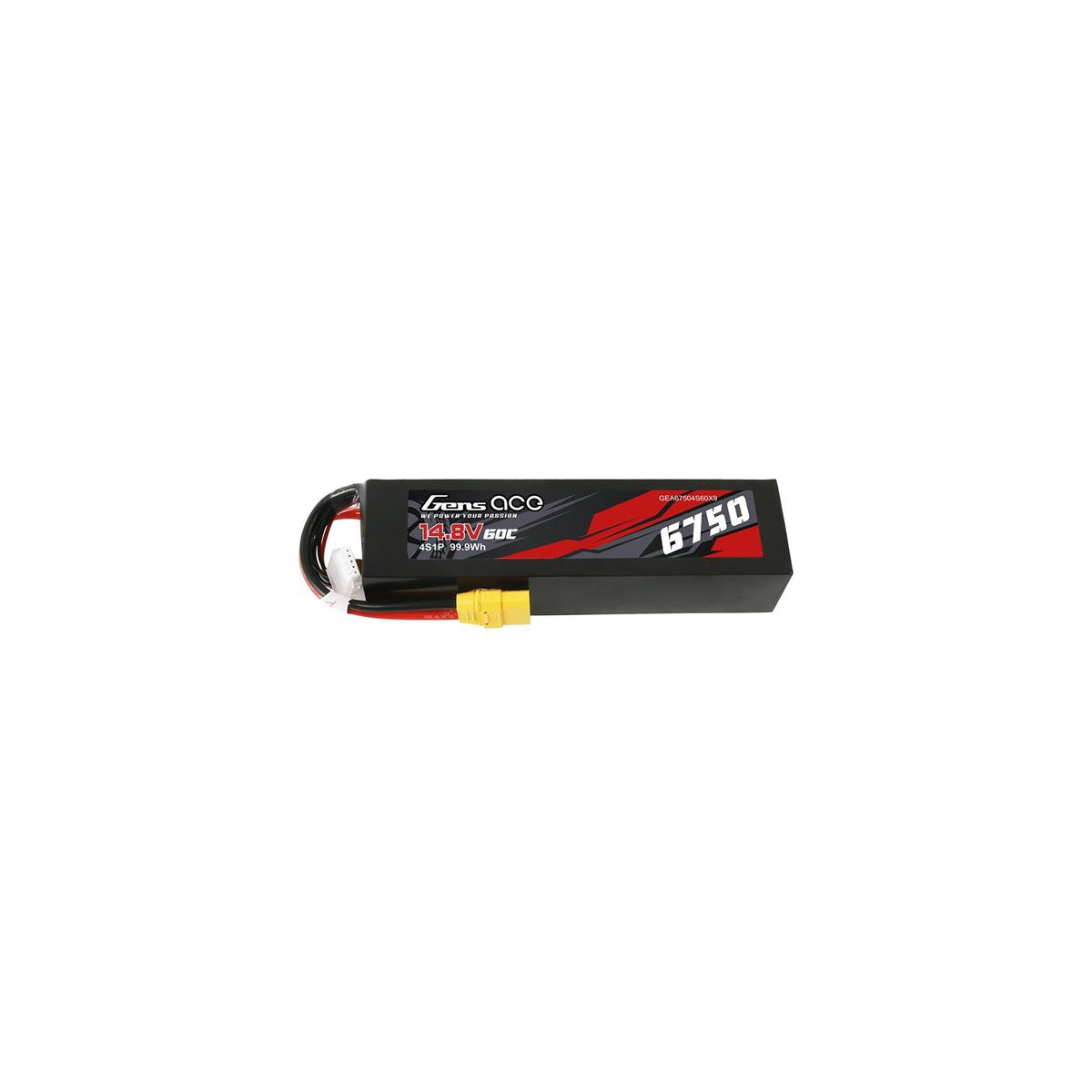 Gensace  RC-Car Lipo 6750mAh 60C 4S 14,8V XT90