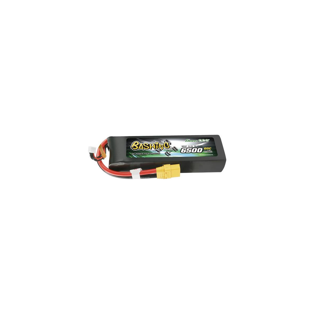 Gensace  RC Car Bashing Lipo 6500mAh 60C 3S 11,1V XT90