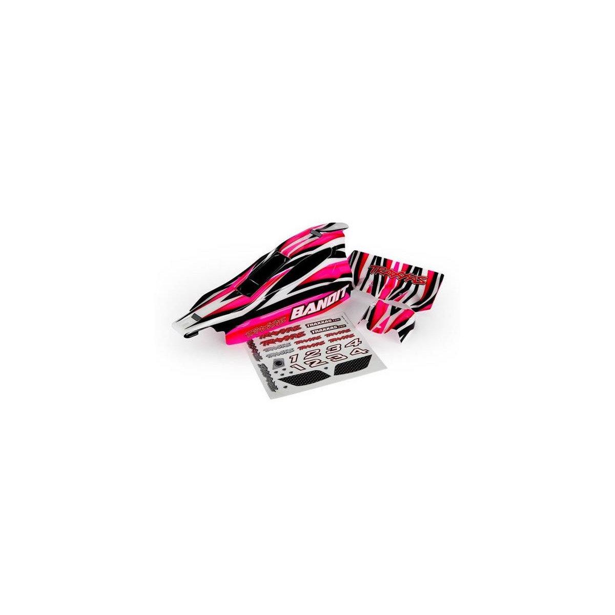 Traxxas TRX2433 Karosserie Bandit Prographix pink (lackiert)