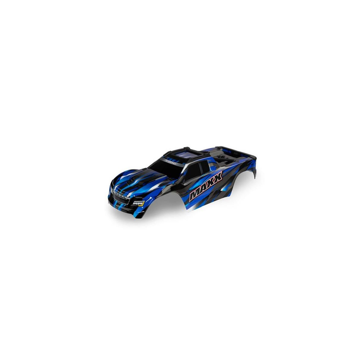 Traxxas TRX8918A Karo Wide-Maxx blau lackiert + Decal Sheet