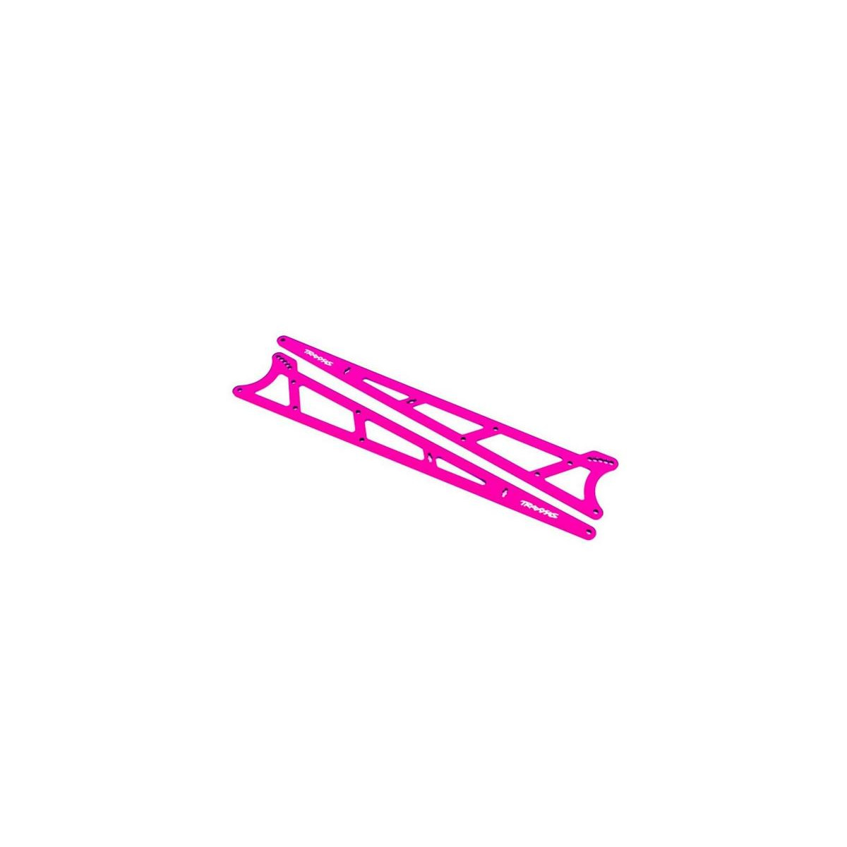 Traxxas TRX9462P Seitenplatten Wheelie Bar pink Alu (2)