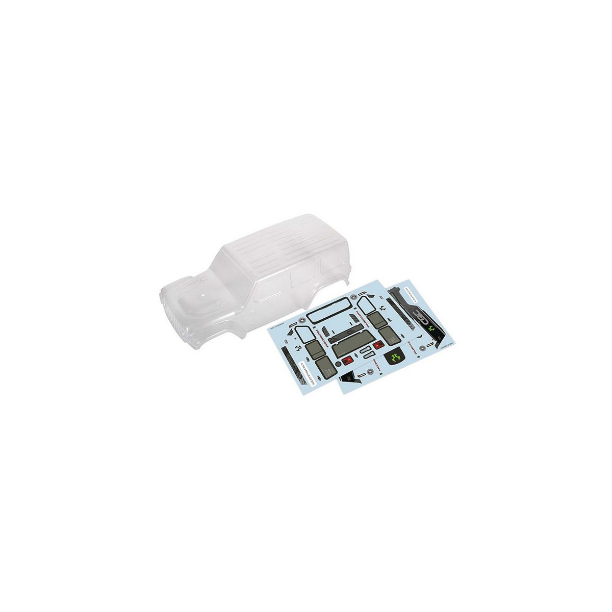 Axial AXI200000 2019 Jeep JLU CRC Body, Clear &...