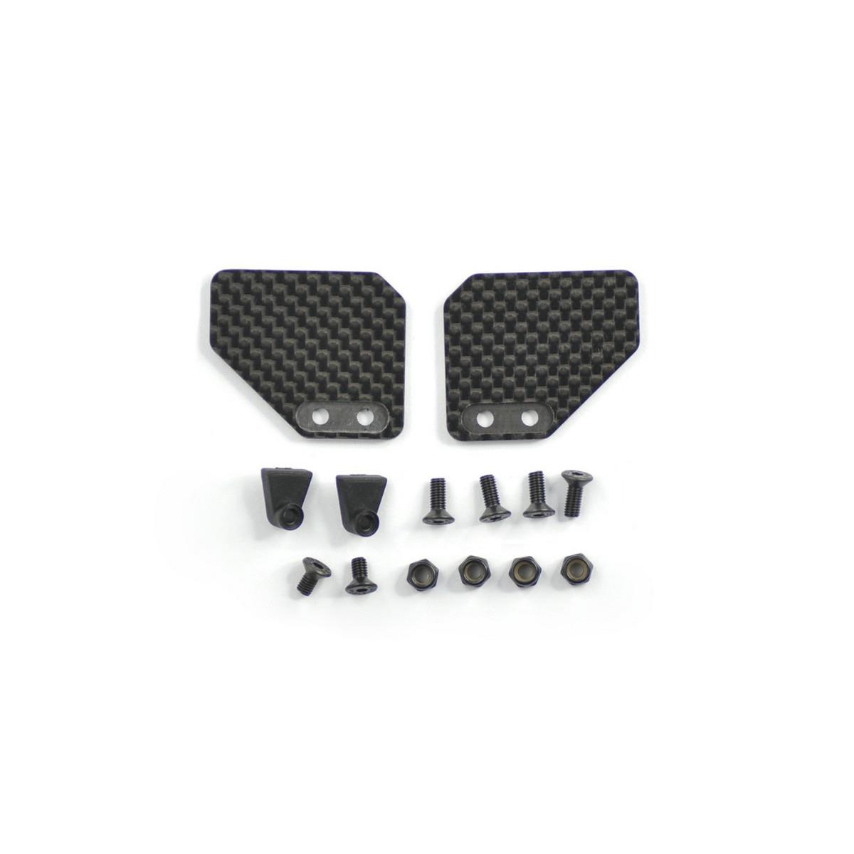 Serpent | Side electronics mount L+R  carbon F110 SER411310