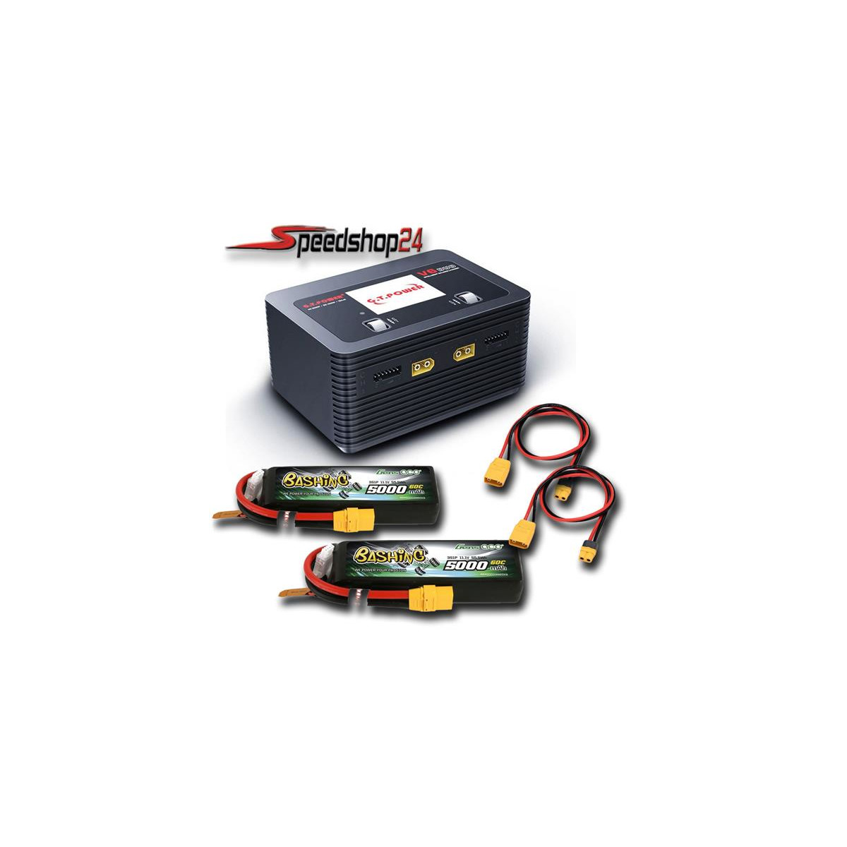 Speedshop24 Sparset GT-Power V6 Duo+5000 11,1Volt XT90...