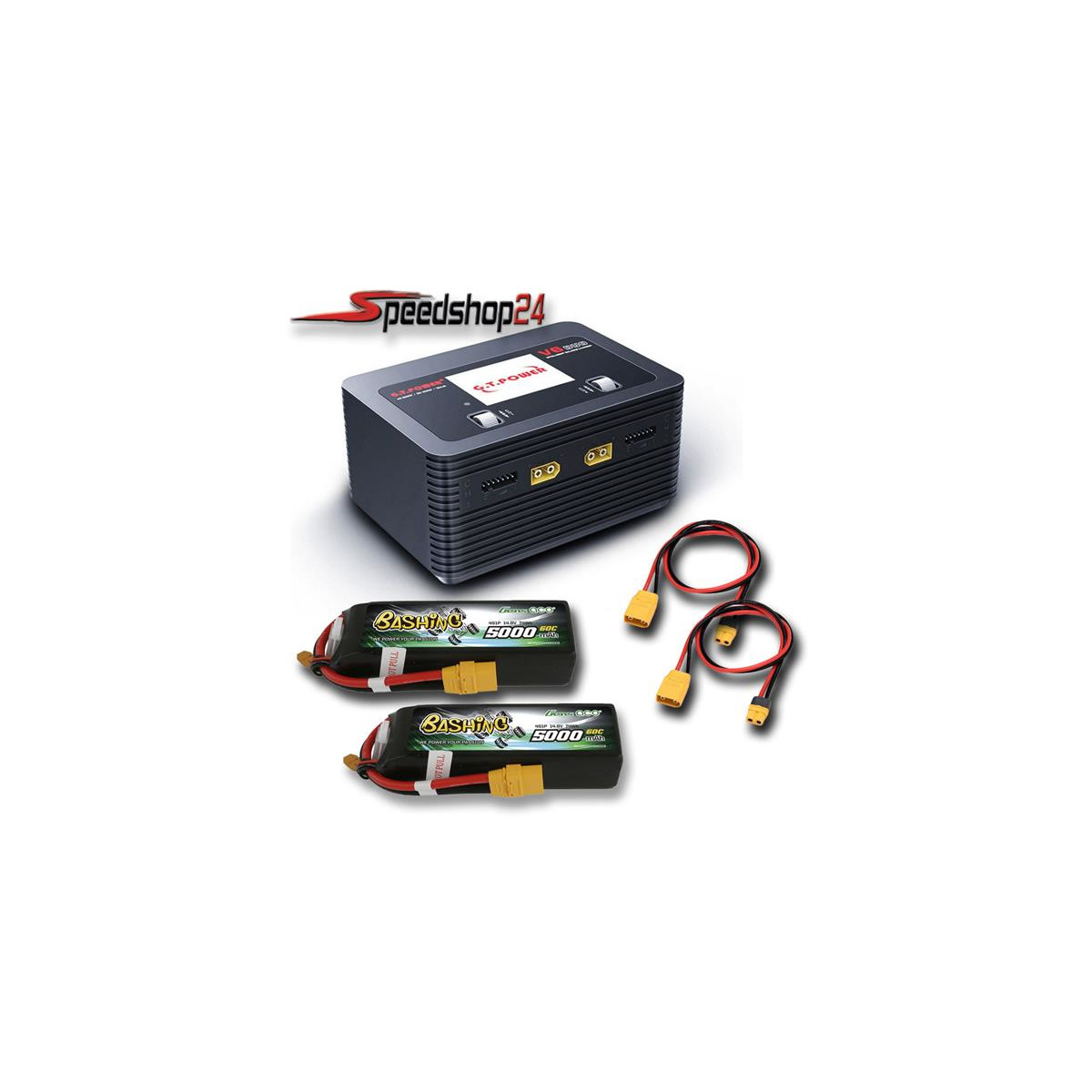 Speedshop24 Sparset GT-Power V6 Duo+5000mAh 14,8Volt...