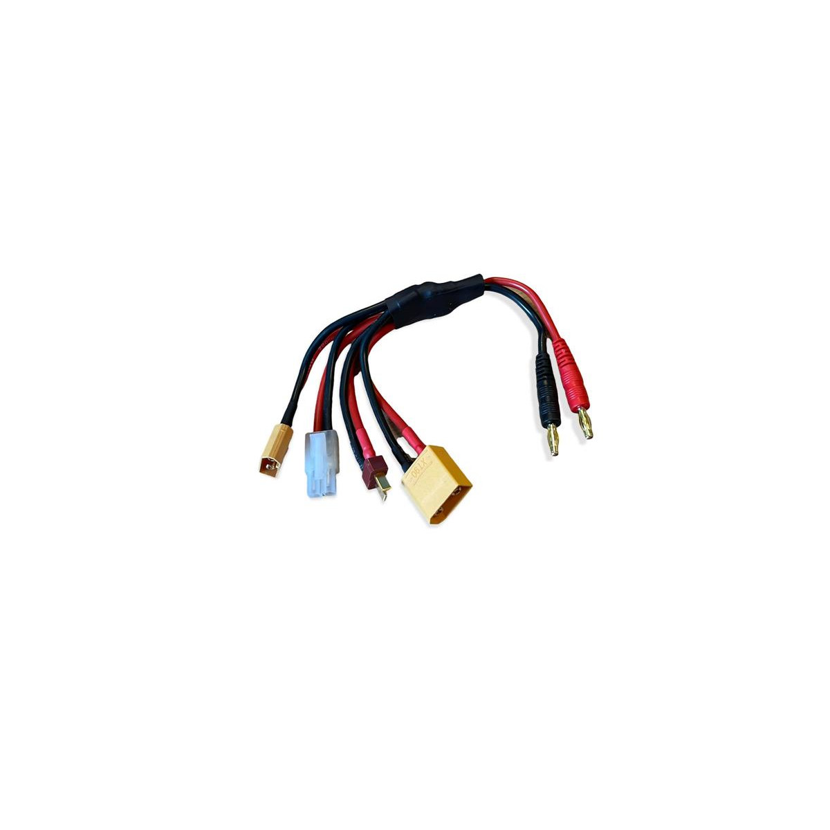 TSP-Racing Multiladekabel 4mm to TAM, T-Plug, XT60, XT90