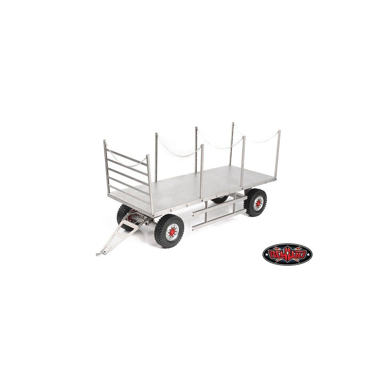 RC4WD RC4VVJD00046 4 Wheel Steel Stake Trailer