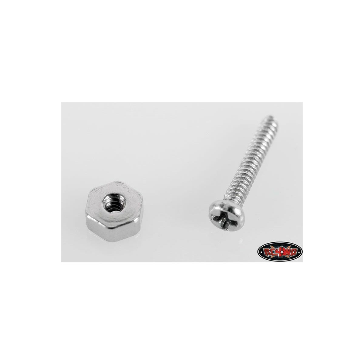 RC4WD RC4VVVC0002 1mm x 6mm Machine Screw and Nut