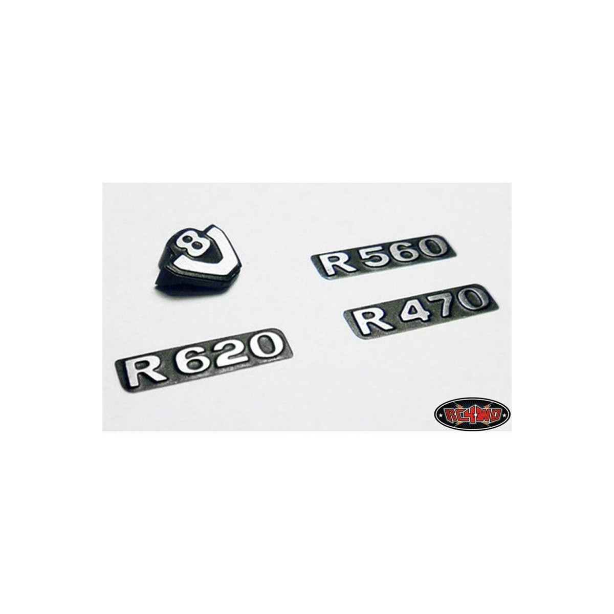 RC4WD RC4VVVC0039 Front Metal Grill Logos with v8 for...