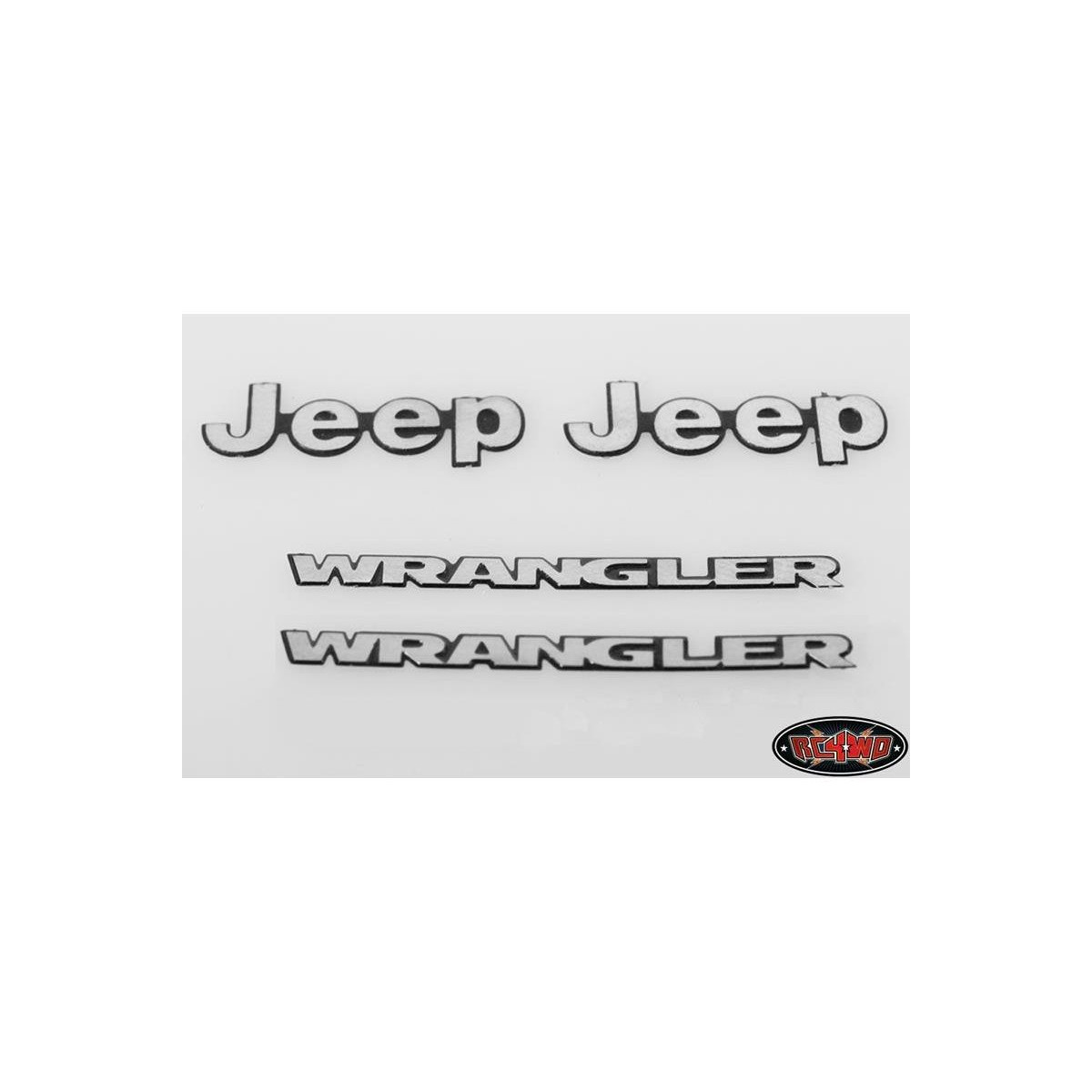 RC4WD RC4VVVC0060 1/10 Metal Logo for Tamiya CC01 Wrangler