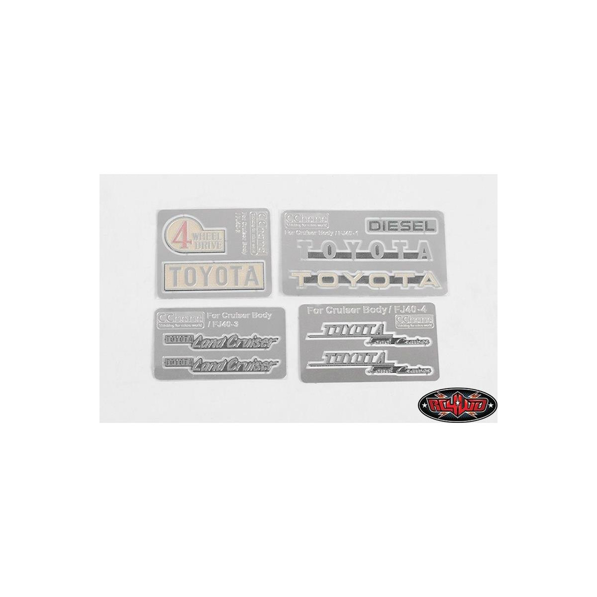 RC4WD RC4VVVC0128 Complete Metal Emblems Set for  Cruiser...