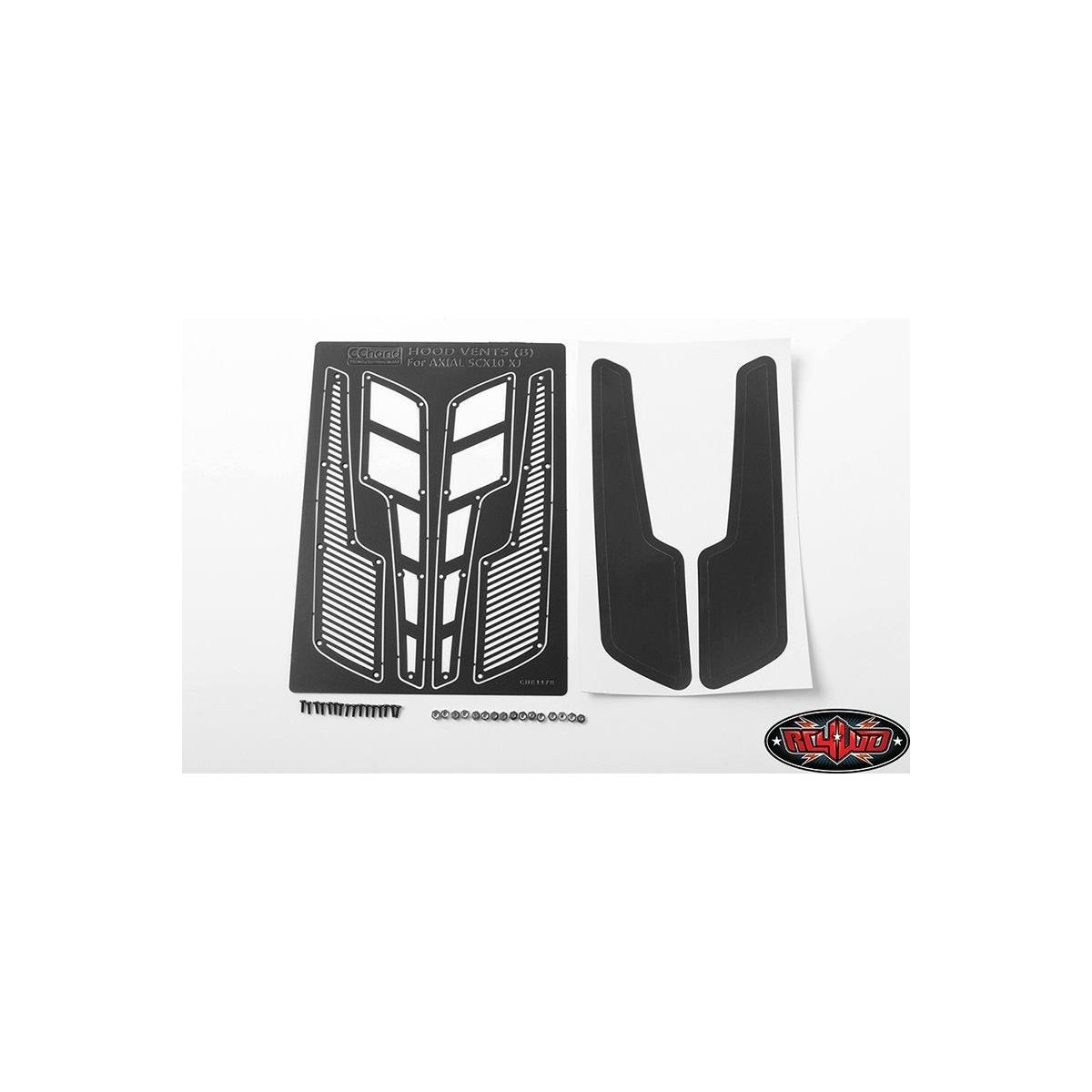 RC4WD RC4VVVC0309 Metal Hood Vents for Axial SCX10 XJ...