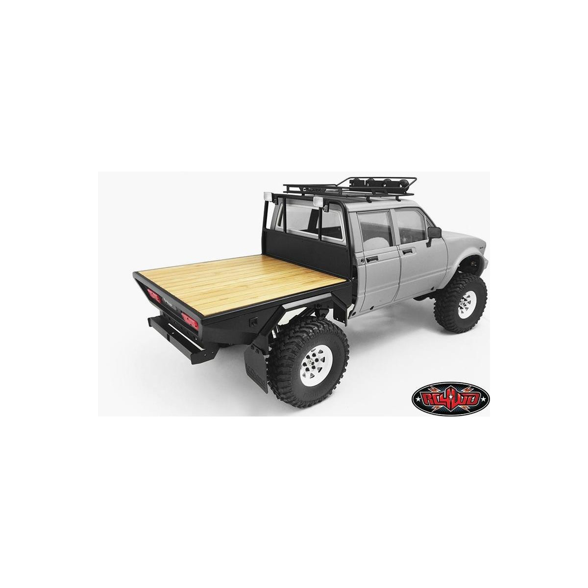 RC4WD RC4VVVC0395 Wood Flatbed w/Mudflaps for Mojave II...