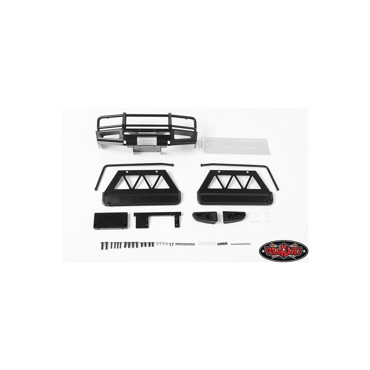 RC4WD RC4VVVC0412 Trifecta Front Bumper, Sliders and Side...