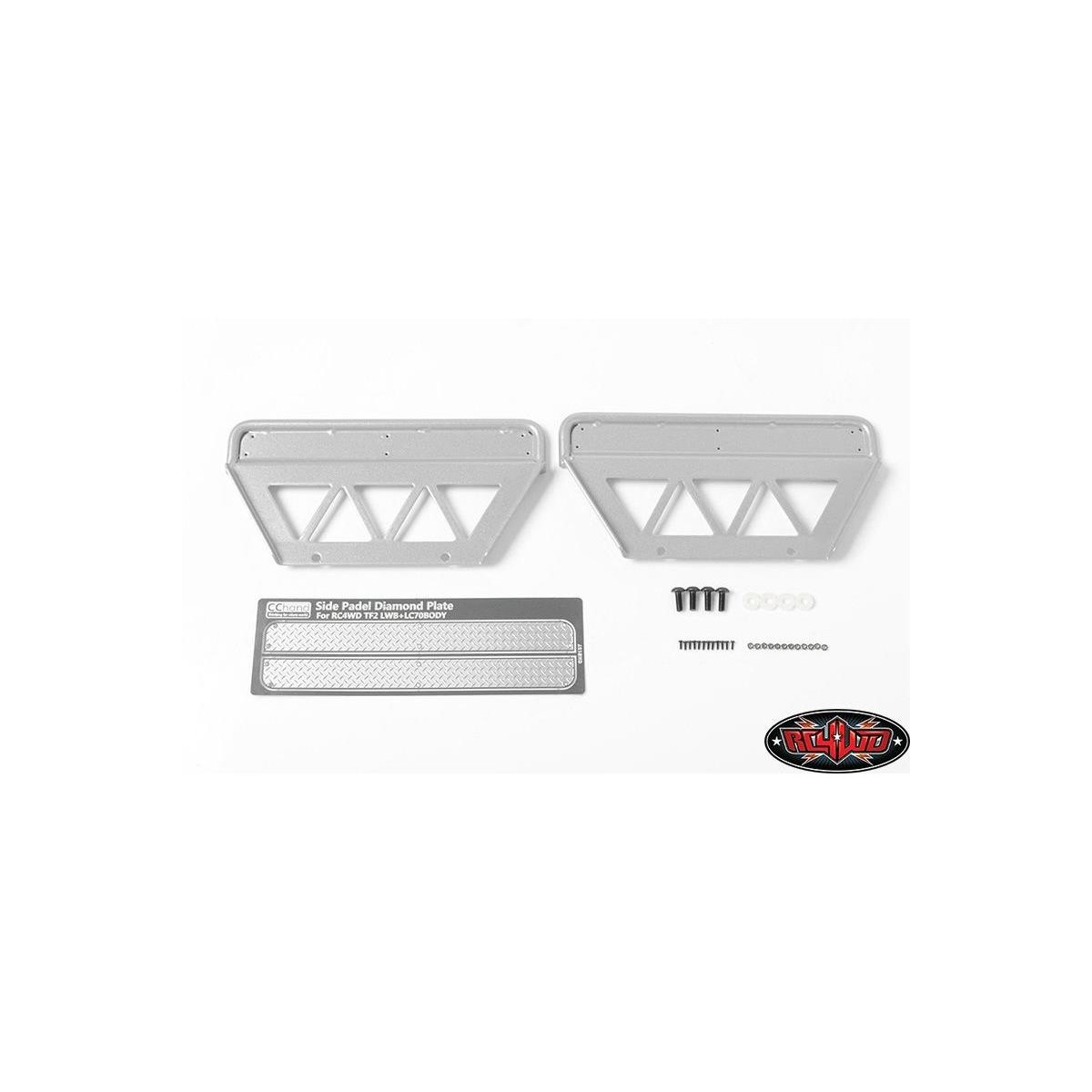 RC4WD RC4VVVC0418 Trifecta Side Sliders for Land Cruiser...