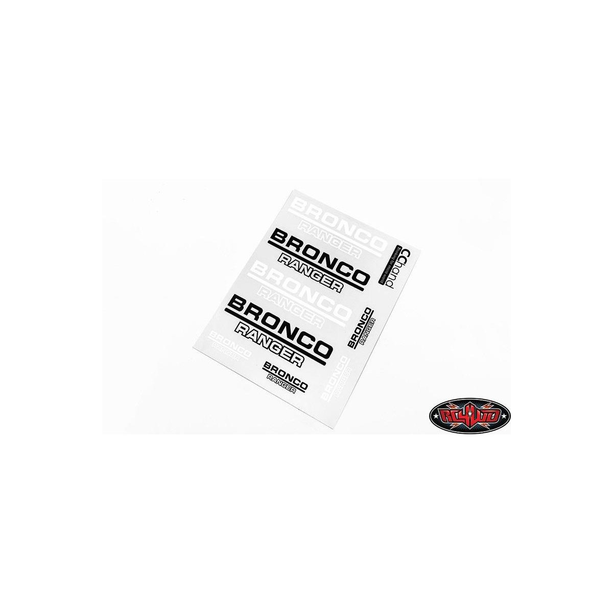 RC4WD RC4VVVC0492 Body Decals for Traxxas TRX-4 79 Bronco...