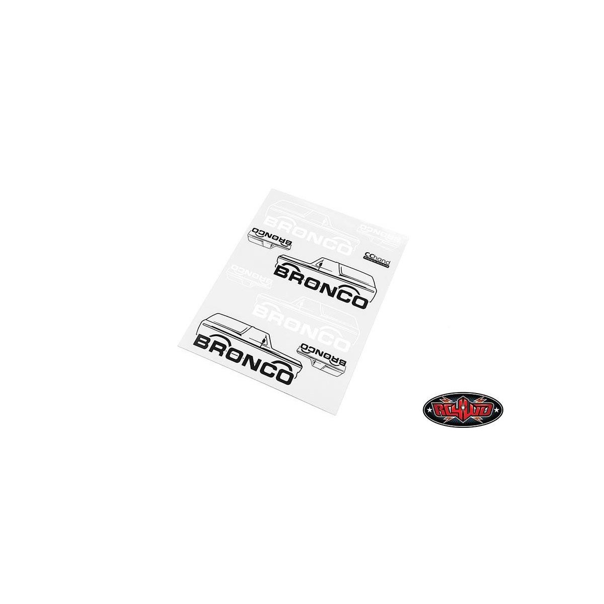 RC4WD RC4VVVC0493 Body Decals for Traxxas TRX-4 79 Bronco...