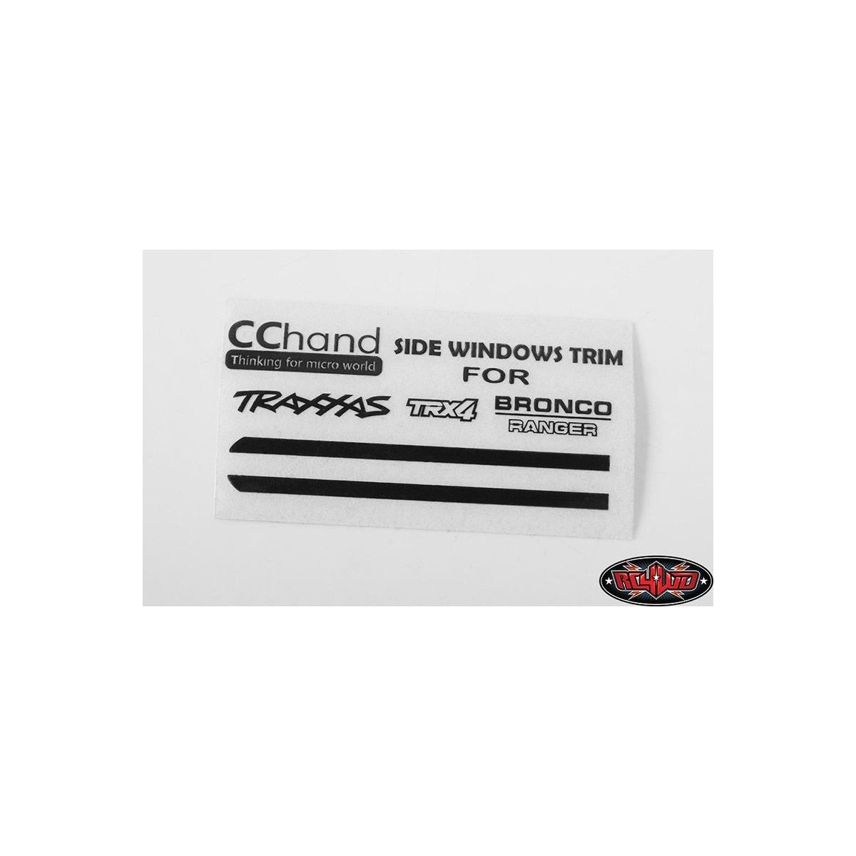 RC4WD RC4VVVC0519 Front Side Window Trim for Traxxas...