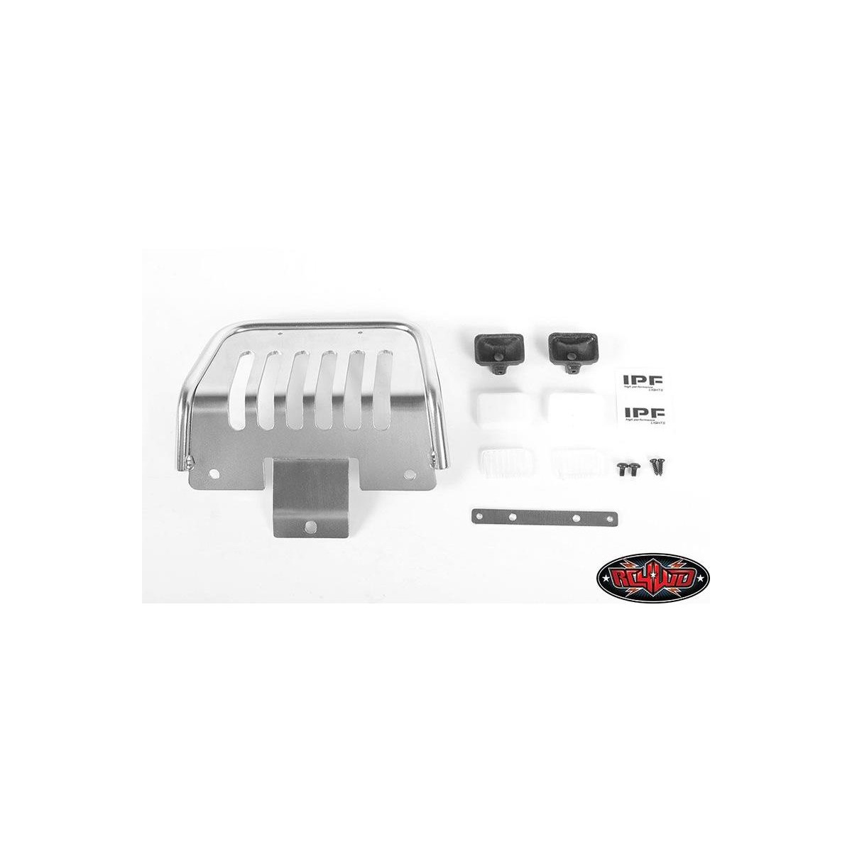 RC4WD RC4VVVC0564 Front Bull Bar W/Lights for Tamiya 1/10...