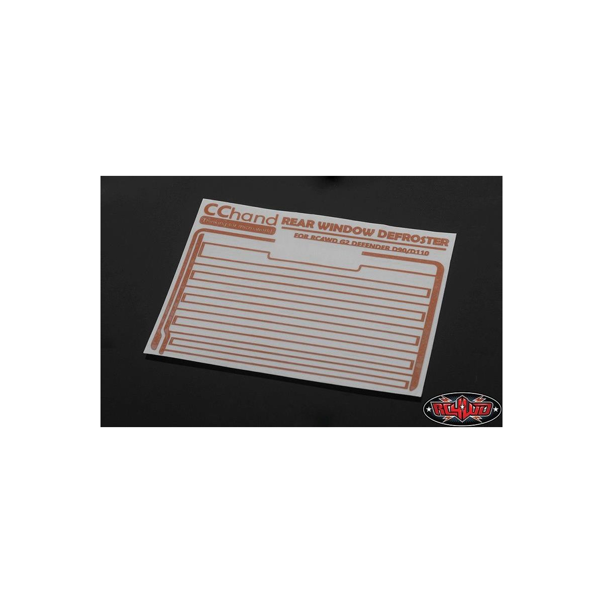 RC4WD RC4VVVC0618 Rear Window Defroster Decal for Gelande...