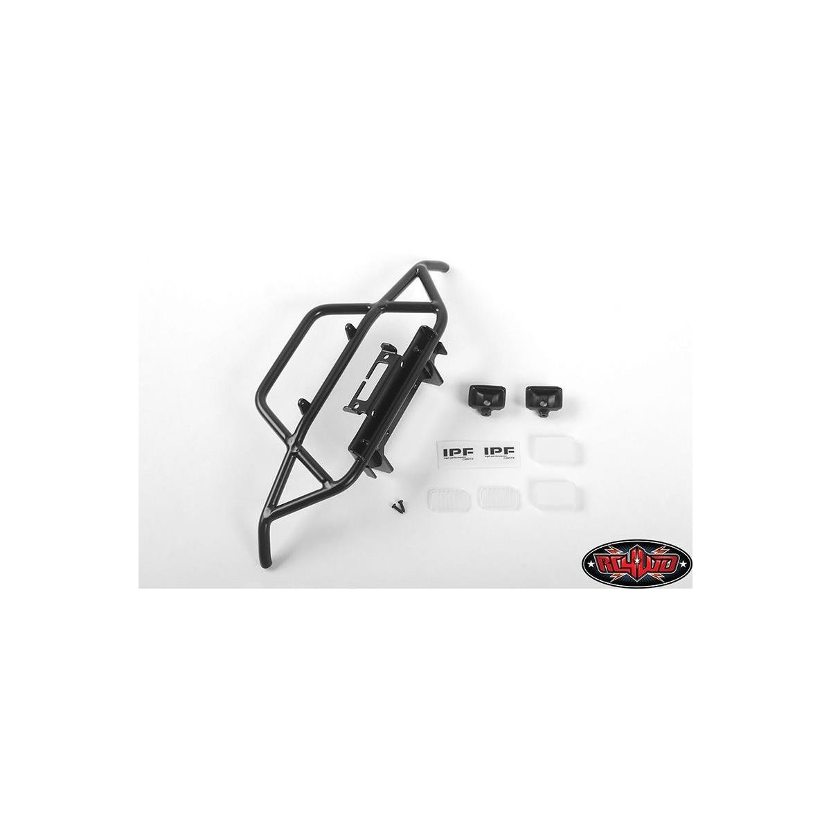 RC4WD RC4VVVC0681 Steel Tube Front Bumper w/IPF Lights...