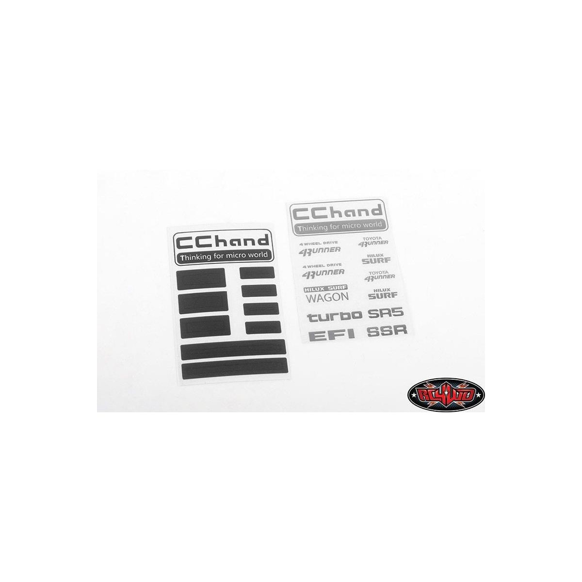 RC4WD RC4VVVC0701 Metal Logo Decal Sheet for 1985 Toyota...