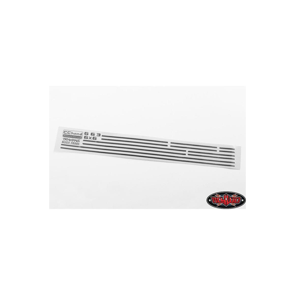 RC4WD RC4VVVC0976 Steel Body Decal Sheet for Traxxas...