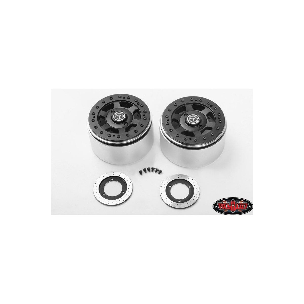 RC4WD RC4VVVC0989 TNK 2.2, Beadlock Wheels w/ Brake Discs...