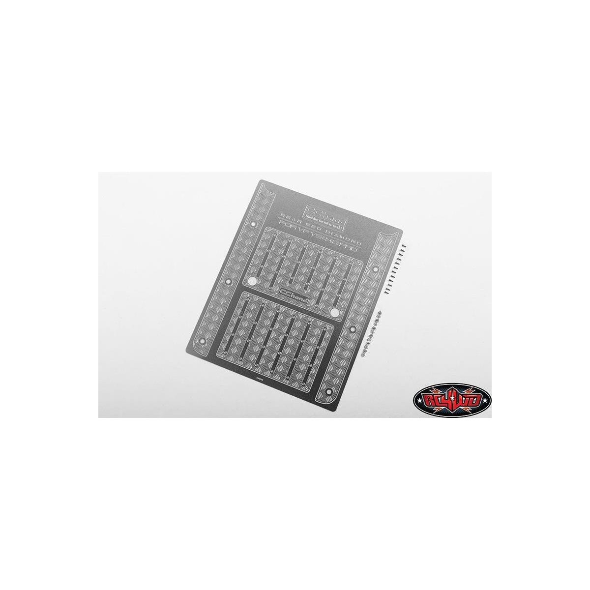 RC4WD RC4VVVC1007 Rear Bed Diamond Plate for Vanquish...