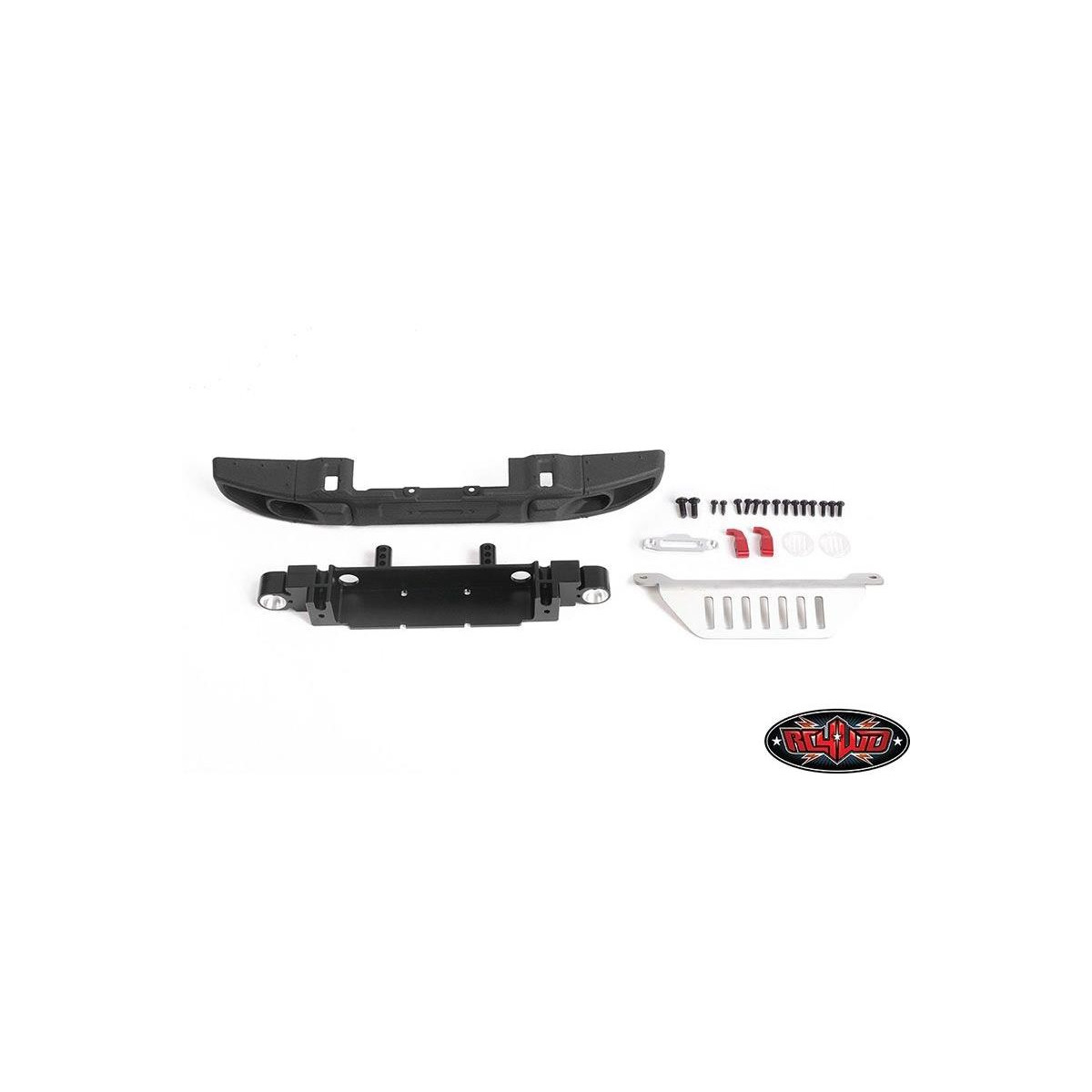 RC4WD RC4VVVC1108 OEM Wide Front Winch Bumper W/ Steering...