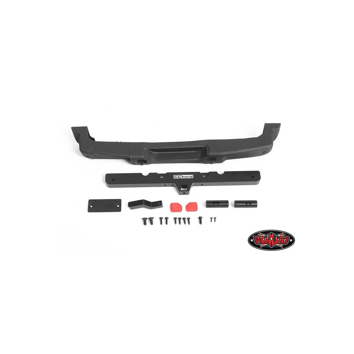 RC4WD RC4VVVC1113 OEM Rear Bumper w/ Tow Hook + License...