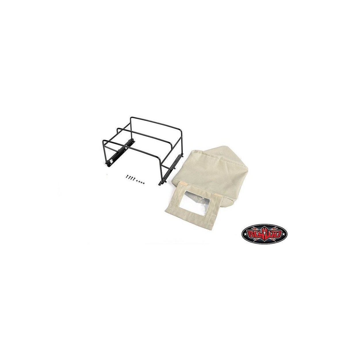 RC4WD RC4VVVC1129 Steel Tube Bed Cage w/ Soft Top for...