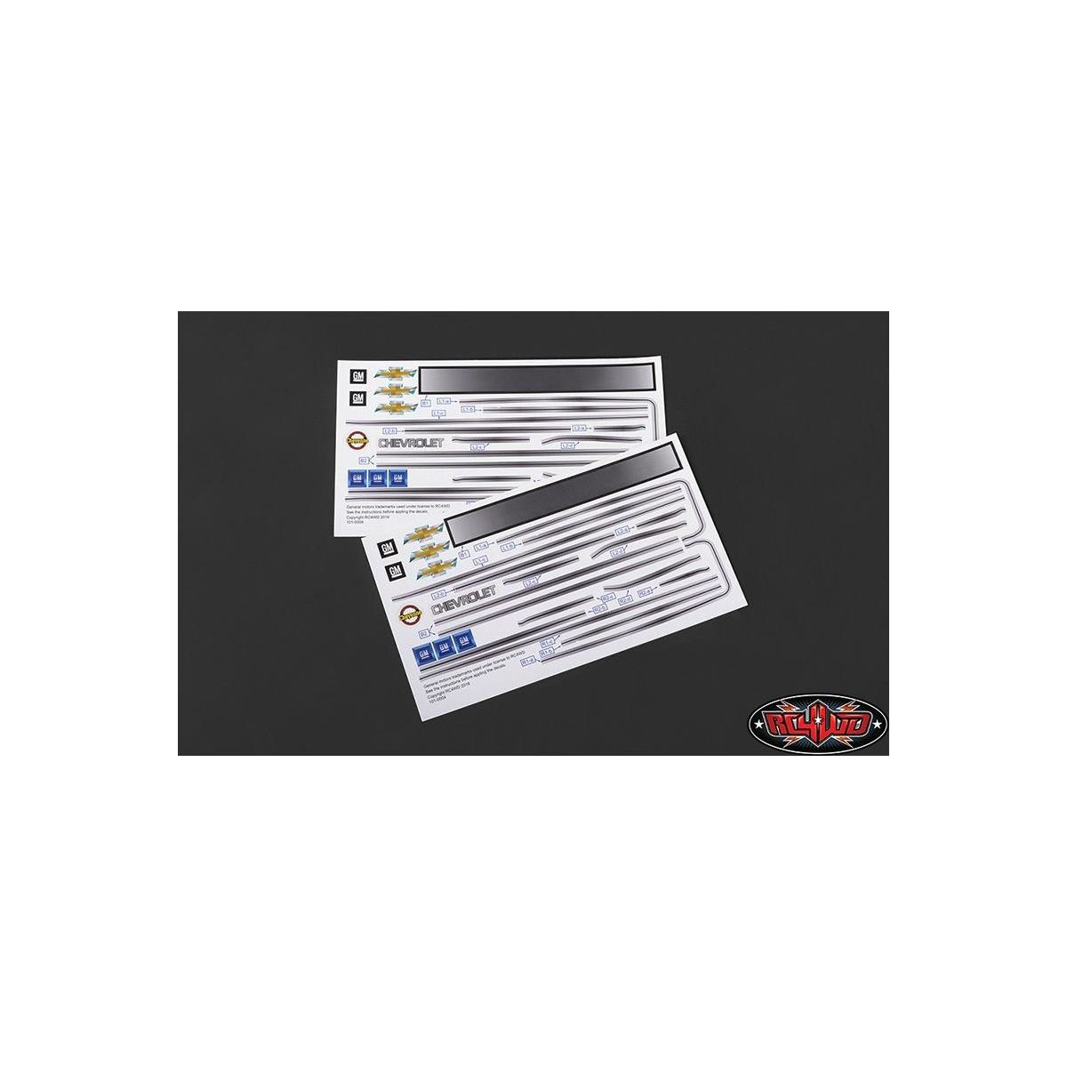 RC4WD RC4ZB0123 Chevrolet Blazer Decal Sheet Set for...