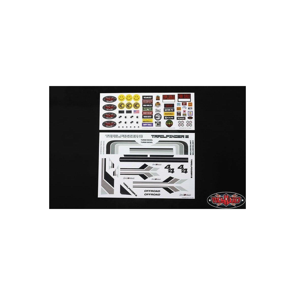 RC4WD RC4ZB0140 Complete Graphic Decal Set for Mojave II...