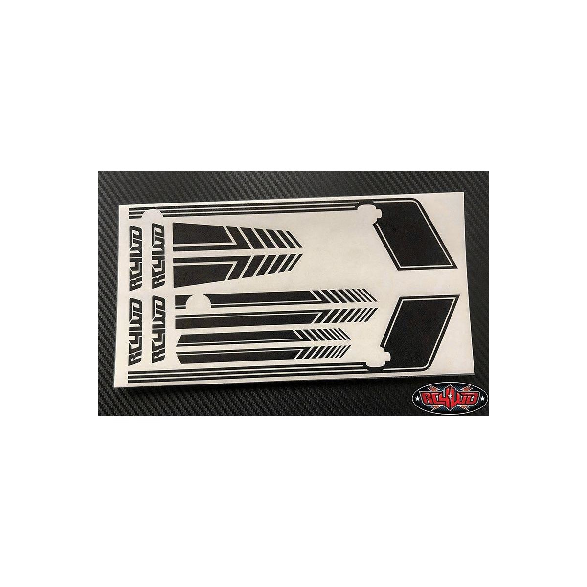 RC4WD RC4ZB0179  Clean Stripes D90 Decal Sheet (Black)