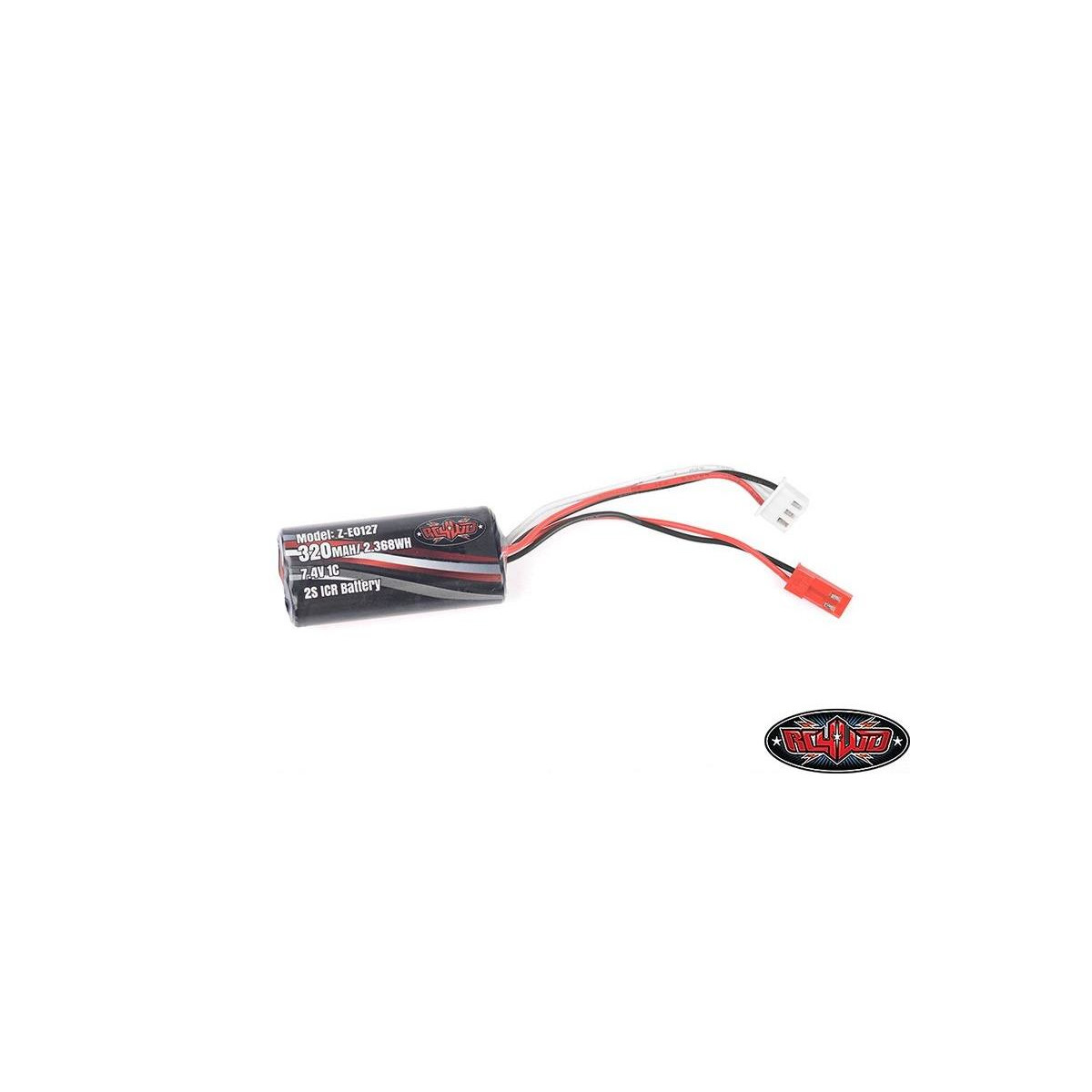 RC4WD RC4ZE0127  7.4V 320mAh Lithium Ion Battery W/...