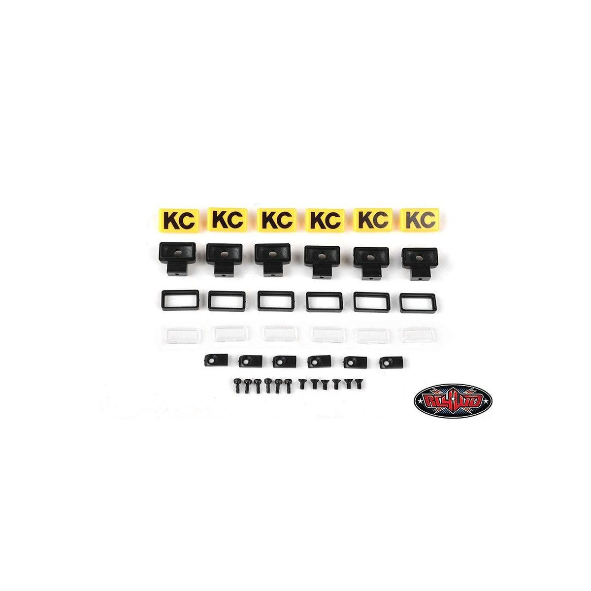 RC4WD RC4ZE0132  KC HiLiTES Rectangle Lights with Covers