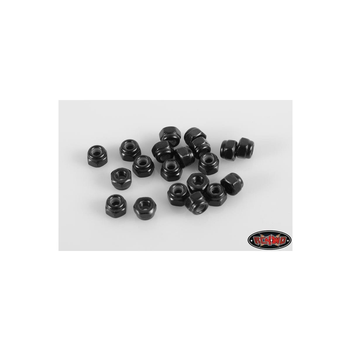 RC4WD RC4ZS0512 Nylock Nuts M2.5 (Black)