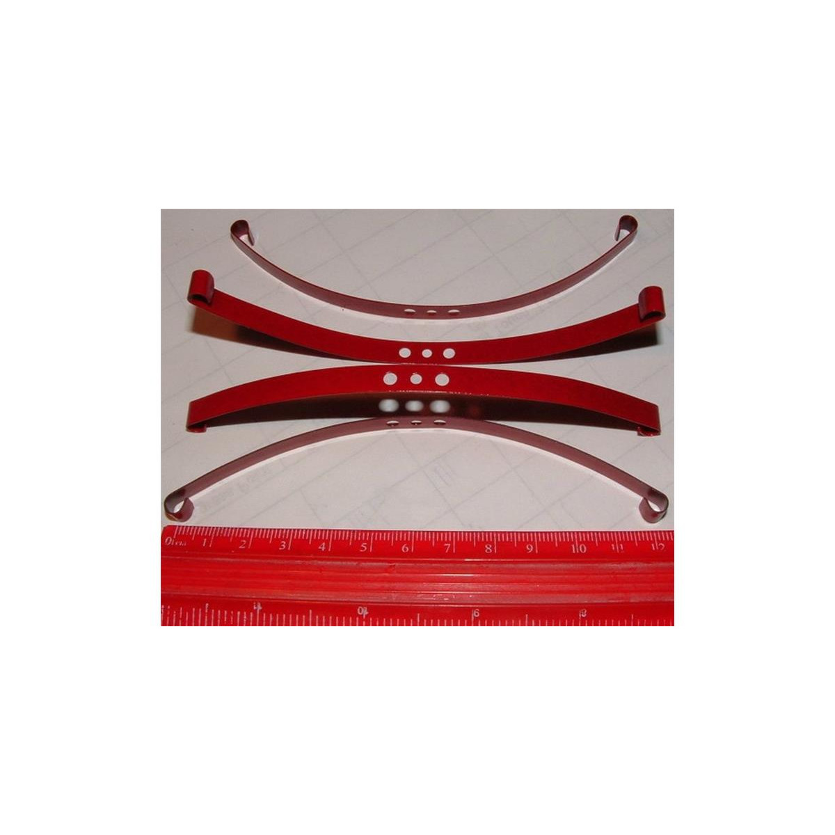 RC4WD RC4ZS0570 Red Super Soft Flex Leaf Springs (4)