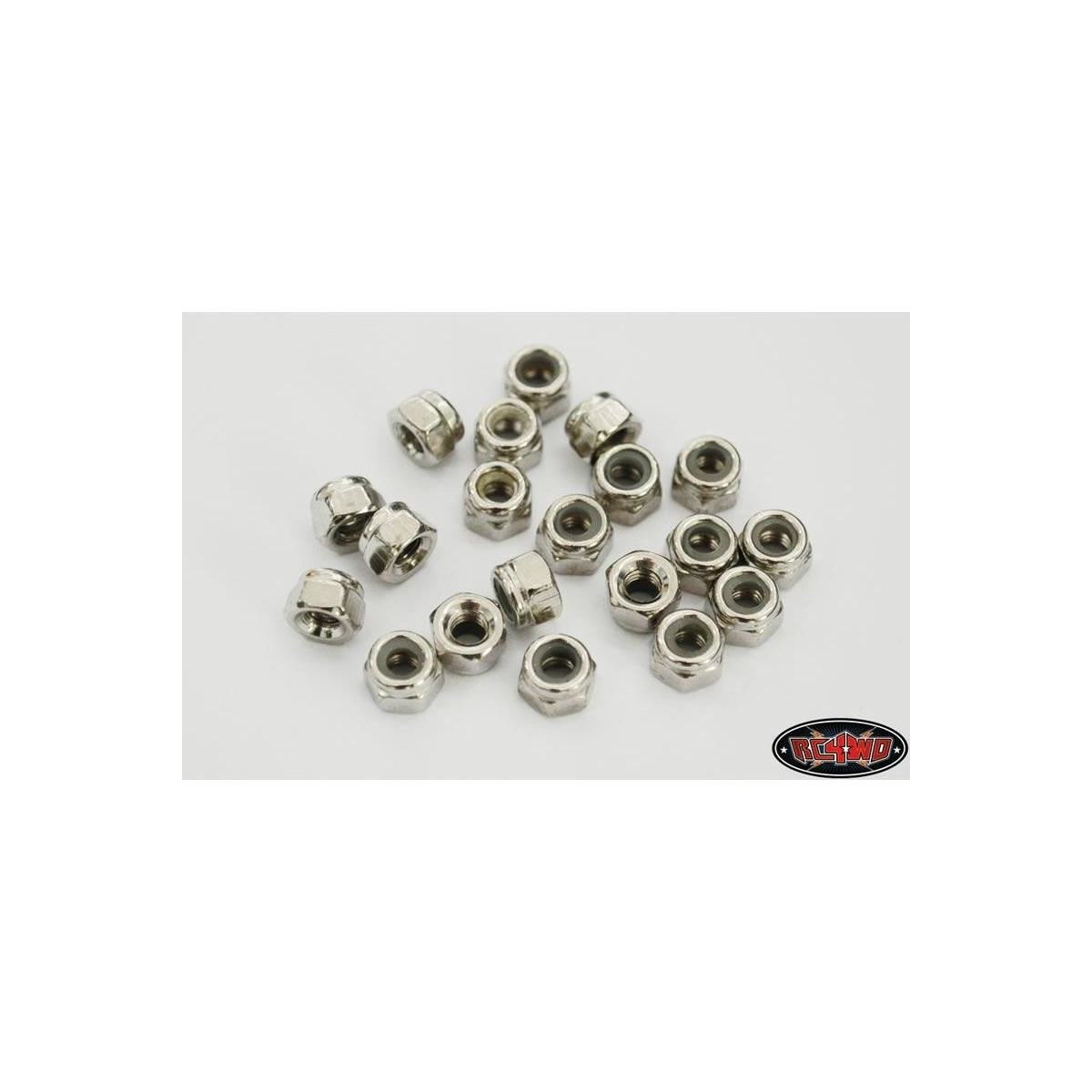 RC4WD RC4ZS0627 Nylock Nut M3 (Silver)