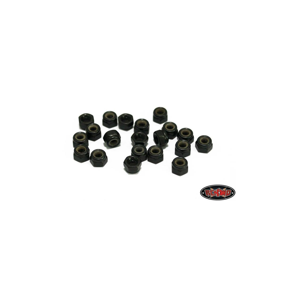 RC4WD RC4ZS0629 Nylock Nuts M3 (Black)