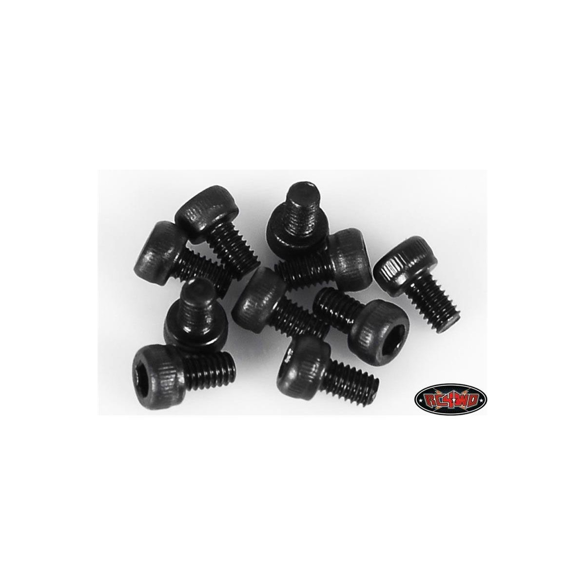 RC4WD RC4ZS0760 Steel Socket Head Cap Screws M2.5 x 4mm (10)