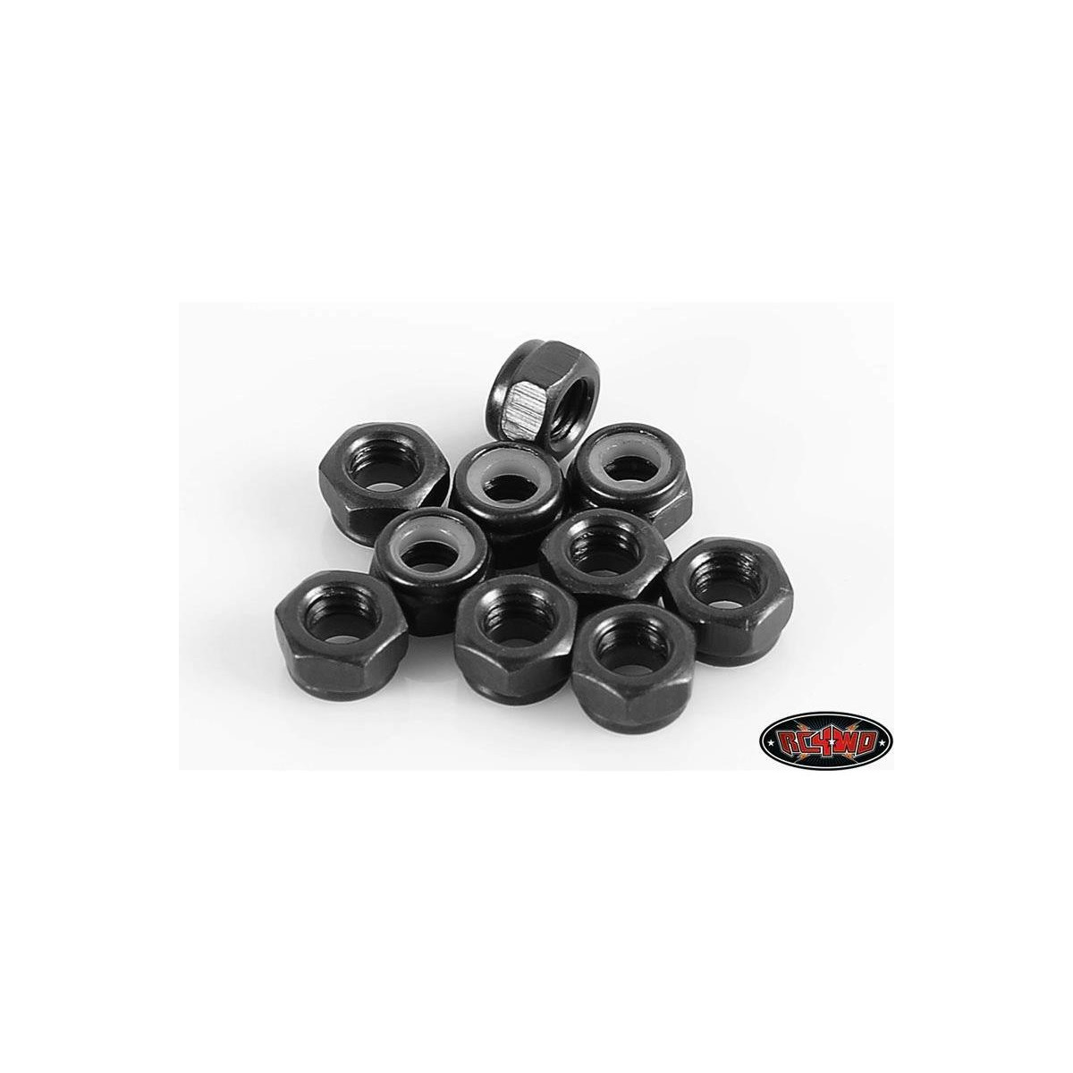 RC4WD RC4ZS0848 Nylock Nuts M5 (Black)