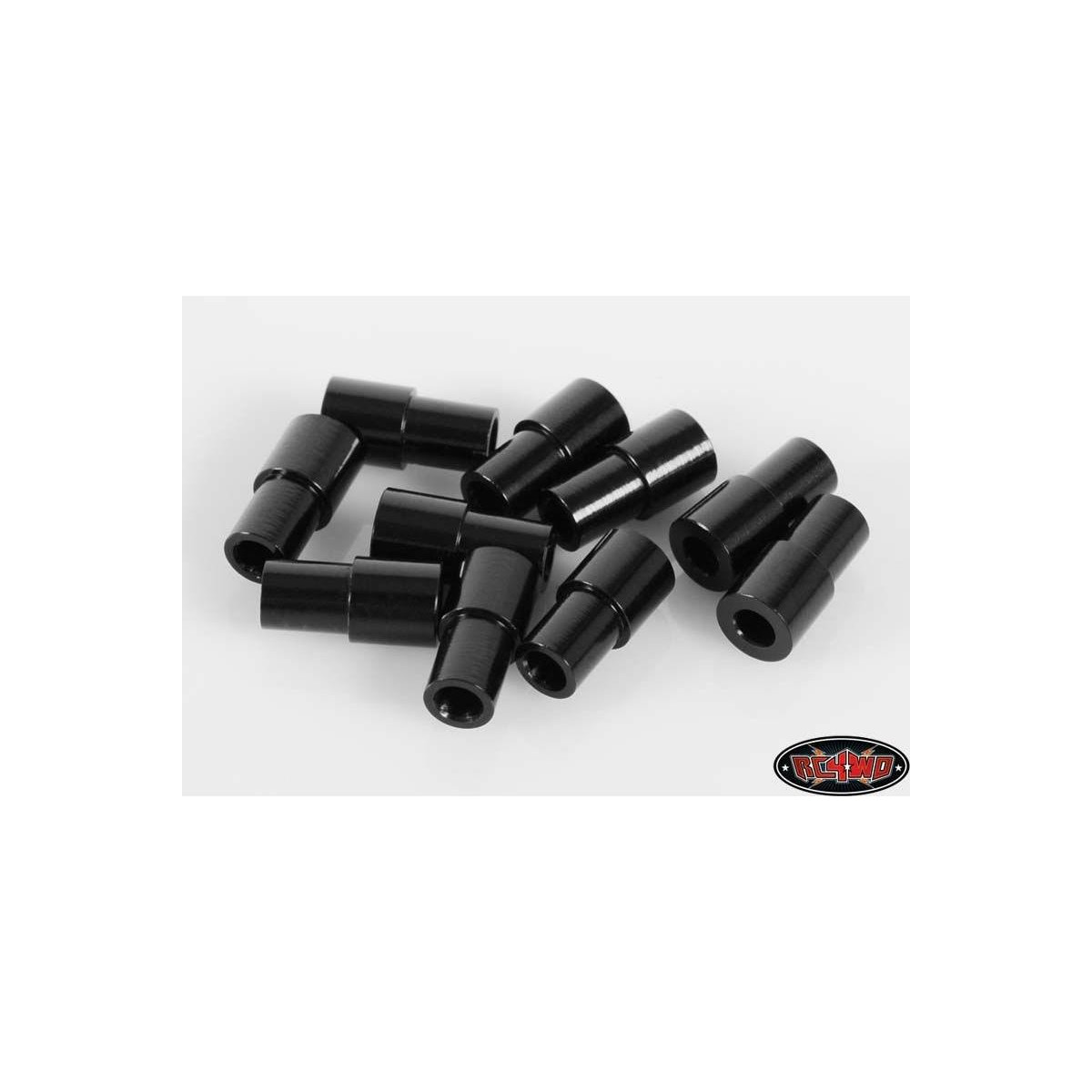 RC4WD RC4ZS0897 12mm Steps spacers (Black)