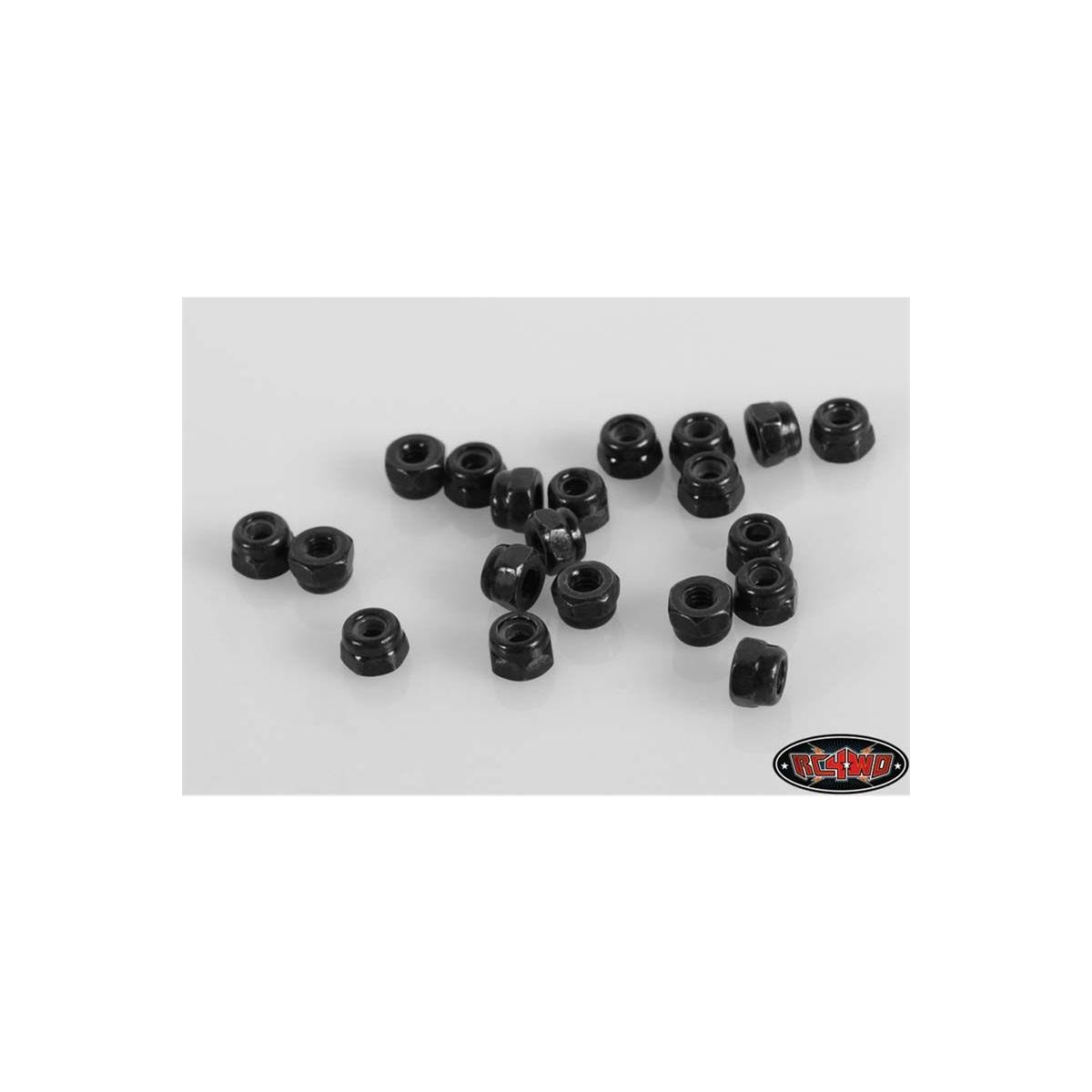 RC4WD RC4ZS0906 Nylock Nuts M2 (Black)