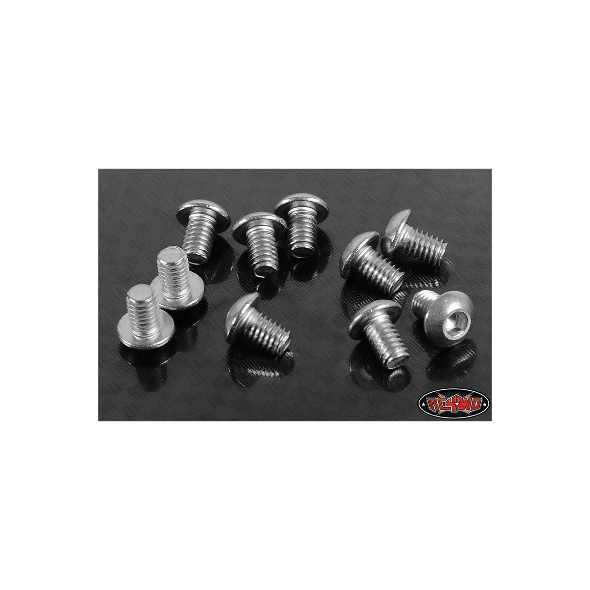 RC4WD RC4ZS0967 Button Head Cap Screws M4 x 6mm (10)