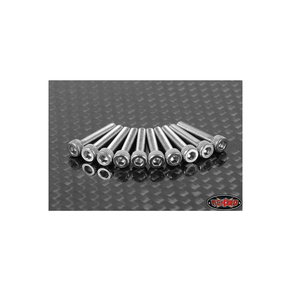 RC4WD RC4ZS1215 Socket Head Cap Screws M2.5 x 14mm (10)