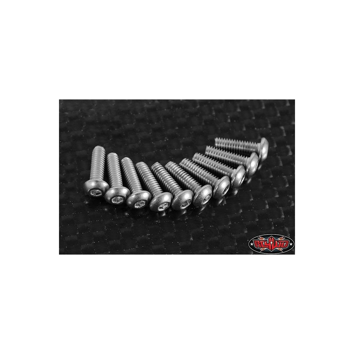 RC4WD RC4ZS1227 Button Head Cap Screws M2.5 x 8mm (10)