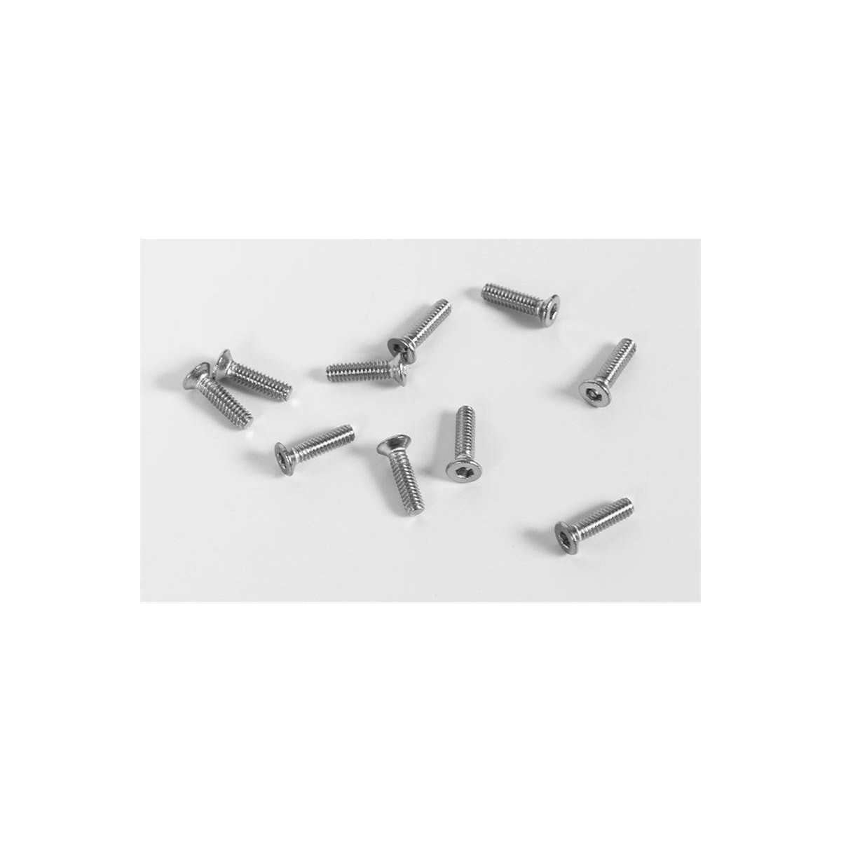 RC4WD RC4ZS1257 Flat Head Socket Cap Screw M2 x 8mm (10)